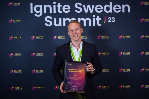 Rek.ai vinner Ignite Master of Public Collaboration på Ignite Awards 2023